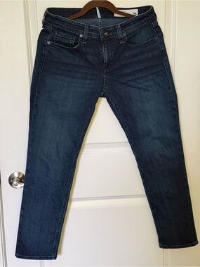 rag & bone Dre Slim Boyfriend Jeans Dark Wash Size 26 Designer Premium Denim
